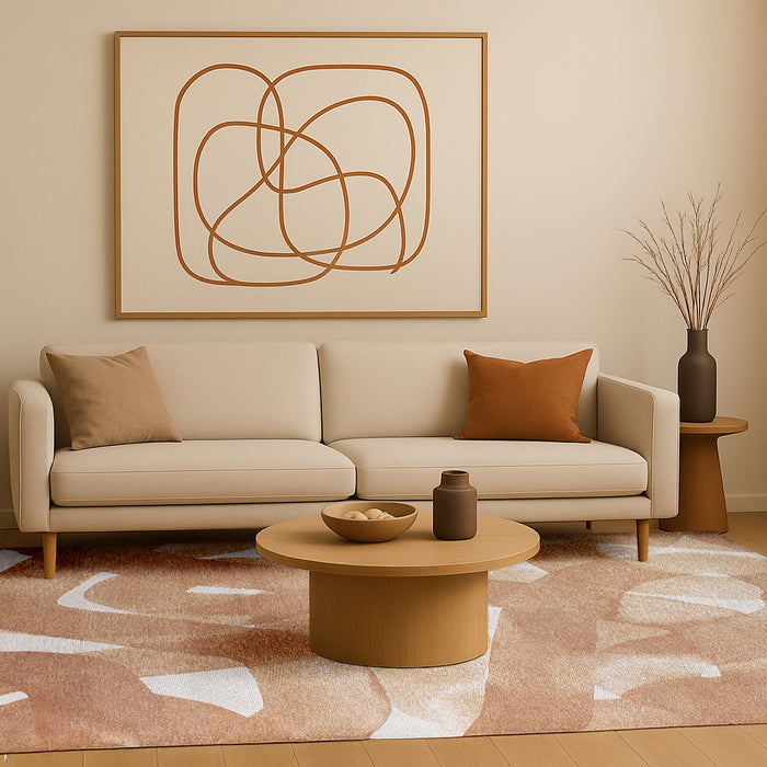 Lola & Moi My Way Vloerkleed - Tan - 240 x 340 cm