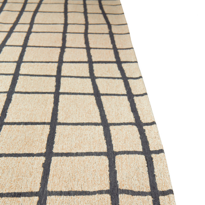 Lola & Moi Caro Vloerkleed - Creamy Black - 170 x 240 cm