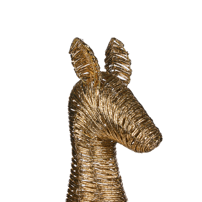 Beliani - AKUREYRI - LED kerstdecoratie - Goud - IJzer