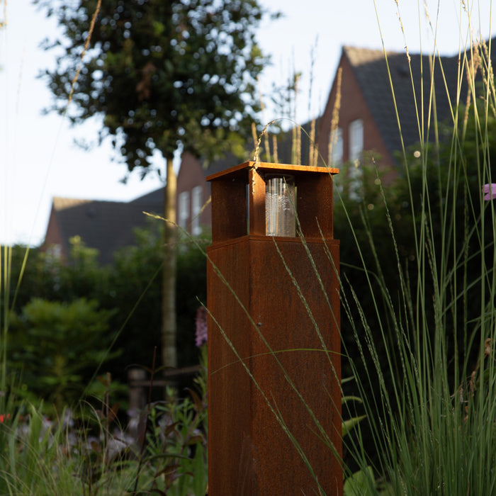 KS Verlichting Marina 70 Square Tuinlamp Corten