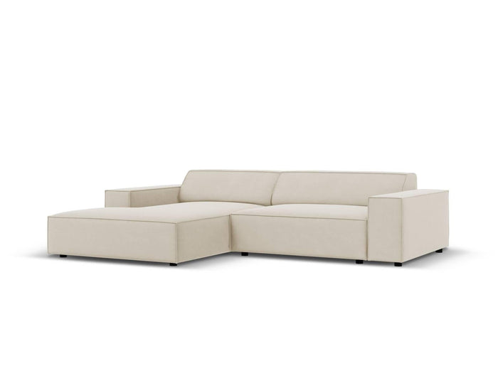 Micadoni 4-zits hoekbank Jodie velvet links