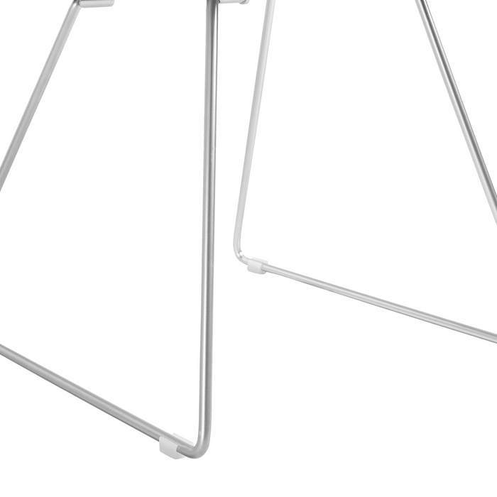 Beliani - AURORA - Eetkamerstoel - Zilver - Staal