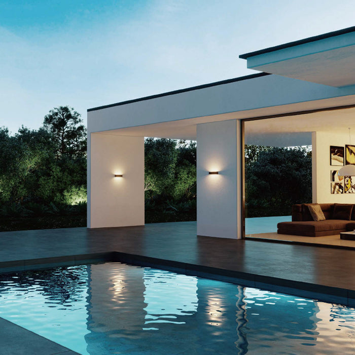 KS Verlichting Score Up en Down Muurlamp Zwart Extra Large