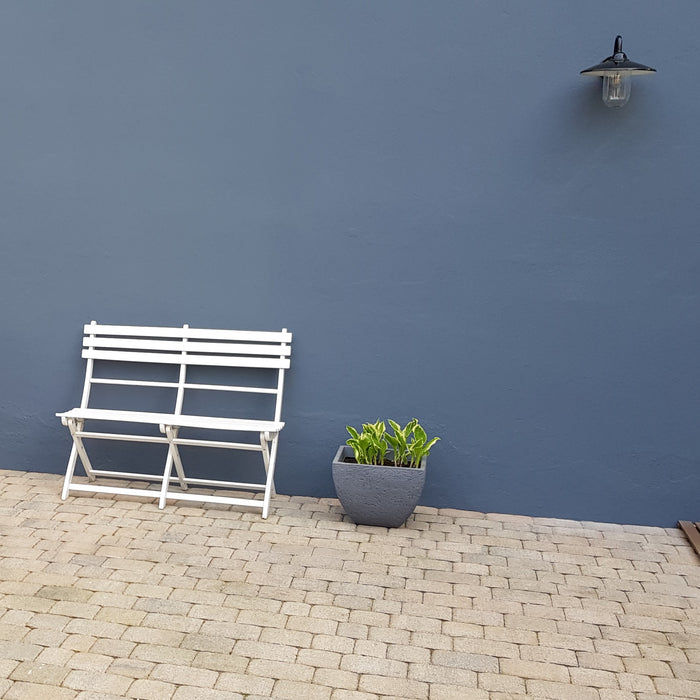 KS Verlichting Brig Stallamp Zwart met 8W bewegingssensor LED