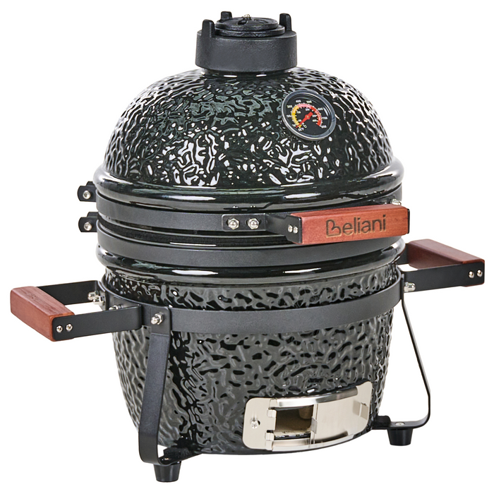 Beliani - KAMADO - Mini houtskoolgrill - Zwart - Keramiek