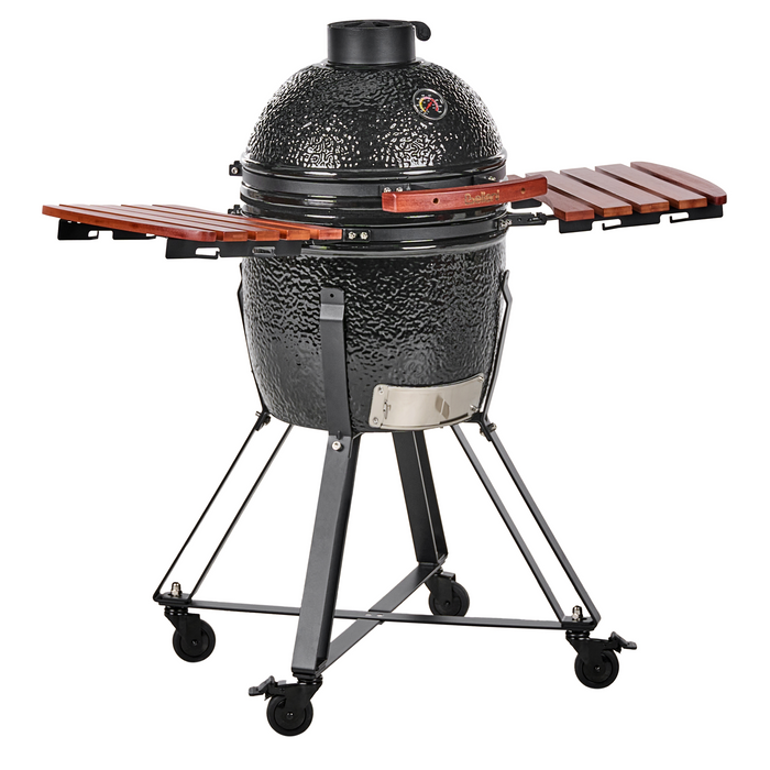 Beliani - KAMADO - Houtskoolgrill - Zwart - Keramiek