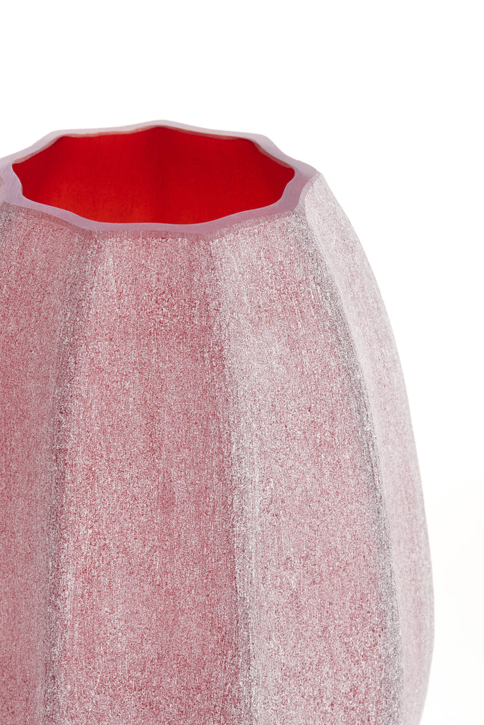 Light & Living - Vaas BRADLEY - Ø17x23.5 cm - Rood