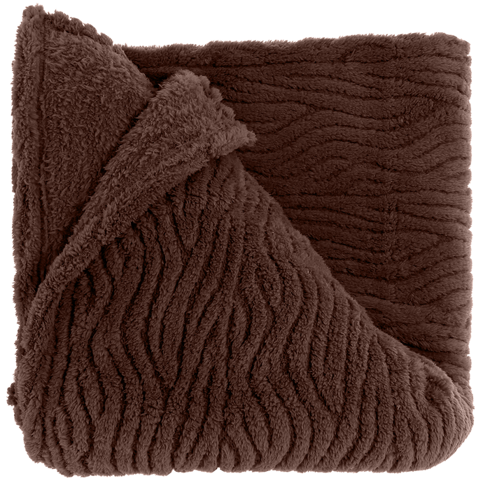 Unique Living - Plaid Clio 150x200cm - Rocky Brown