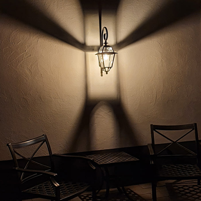 KS Verlichting Amstelrade Wandlantaarn met 3W Bewegingssensor LED