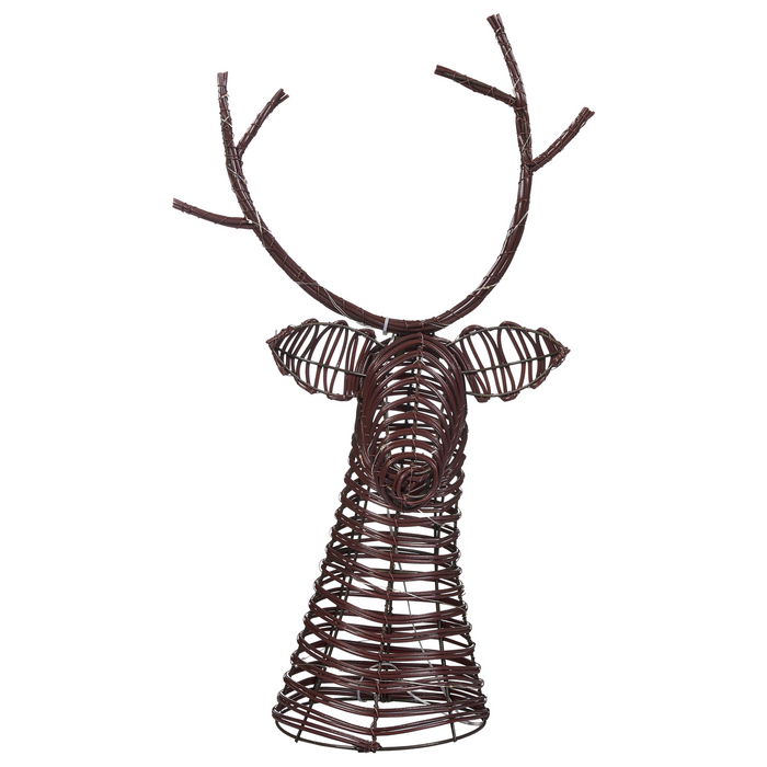 Beliani - DYBESO - LED-decoratie - Donkerbruin - IJzer