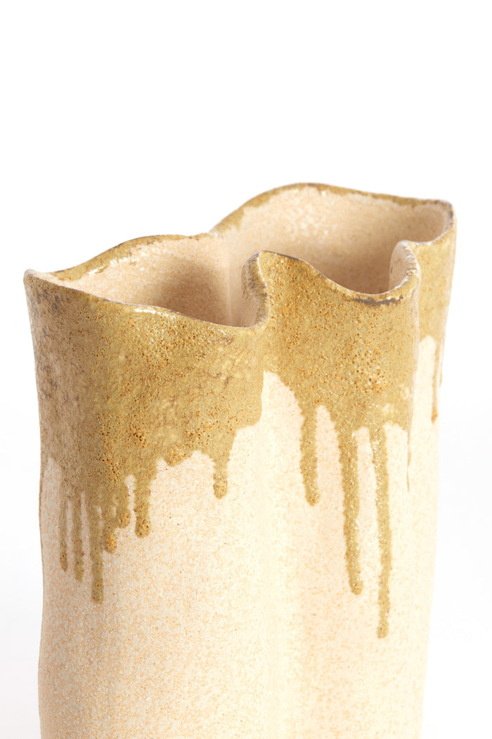 Light & Living - Vaas FLOVILLA - 19.5x10.5x18.5 cm - Wit