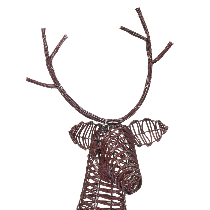 Beliani - DYBESO - LED-decoratie - Donkerbruin - IJzer