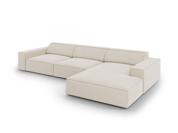 Micadoni 5-zits hoekbank Jodie velvet rechts