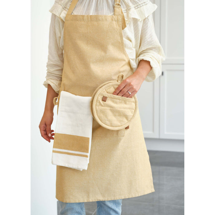 Cosy & Trendy Theedoeken Stoff Amber Gold 50 x 70 cm - 3 Stuks