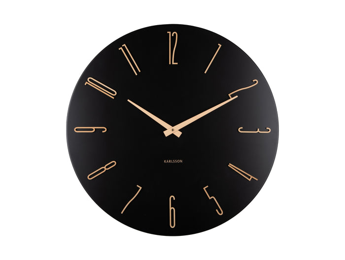 Karlsson - Wandklok Esmerado Large - Zwart- Ø60cm