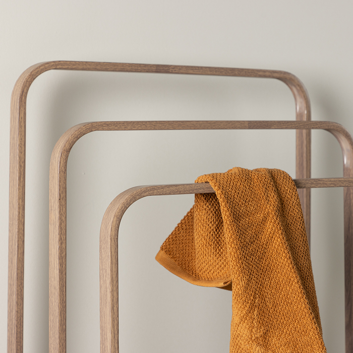 Nest living Bjarne Metalen Kledingrek Bruin