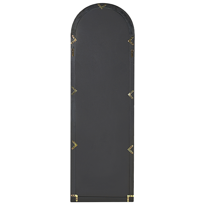 Beliani - COIGNY - Wandspiegel - Lichtbruin - Hout