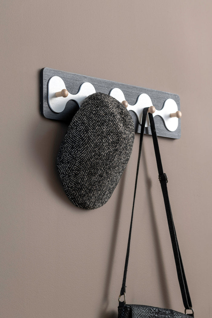 Present Time - Coatrack Rizar Medium - Zwart & Wit
