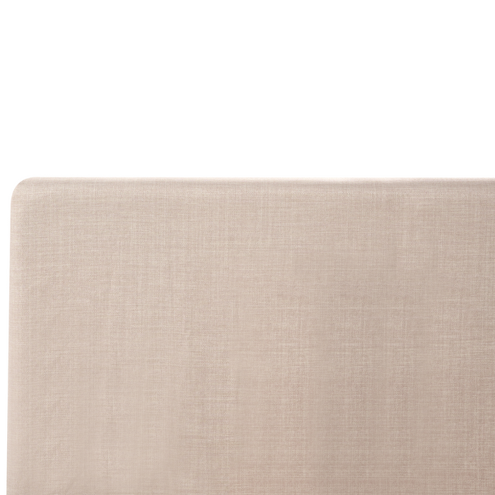 Beliani - FITOU - Bedframe hoes - Beige - 120 x 200 cm - Polyester