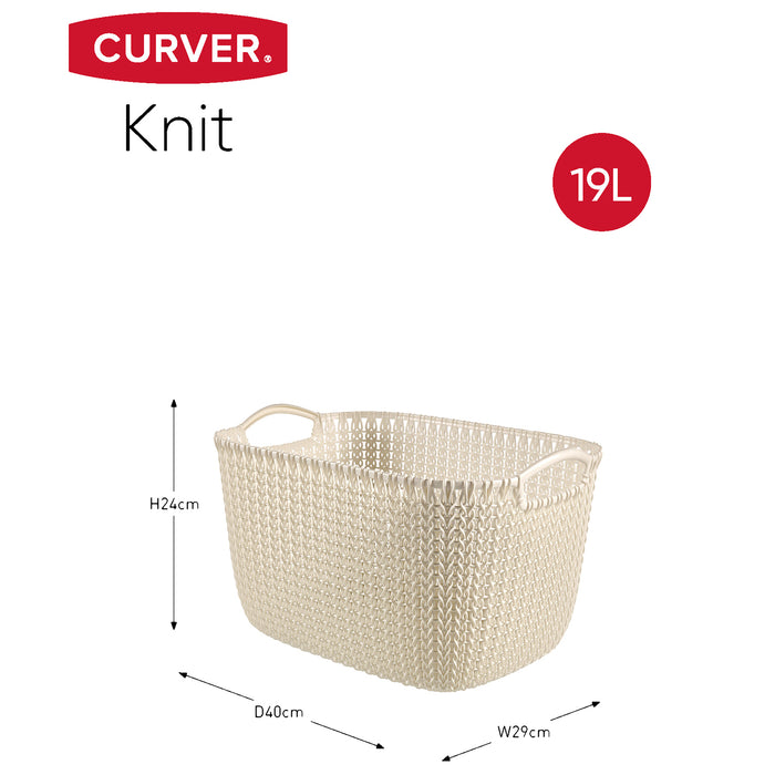 Curver Knit Opbergmand 19 L