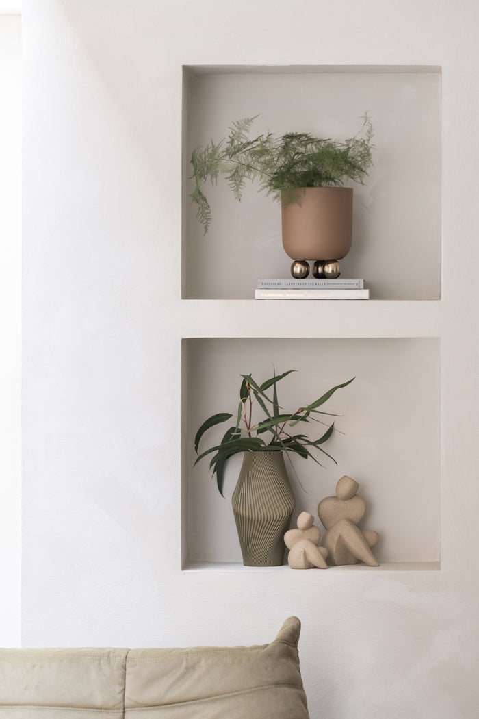 Present Time - Beeld Abstracto Tip Large - Zachtbruin