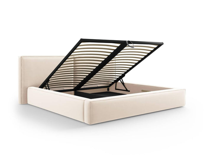 Micadoni Bedframe Jodie met opbergruimte velvet 200 x 200 cm