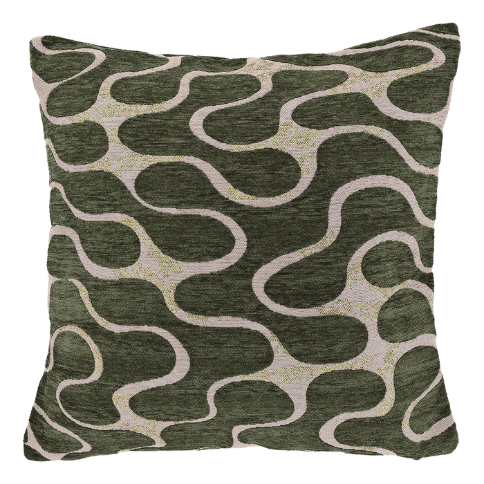 Unique Living - Sierkussen Lux 45x45cm - Winter Green