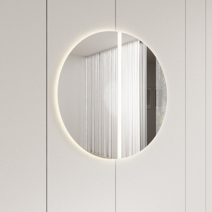 Meubella - Spiegel Timoteo - Beige - 2x 45 cm