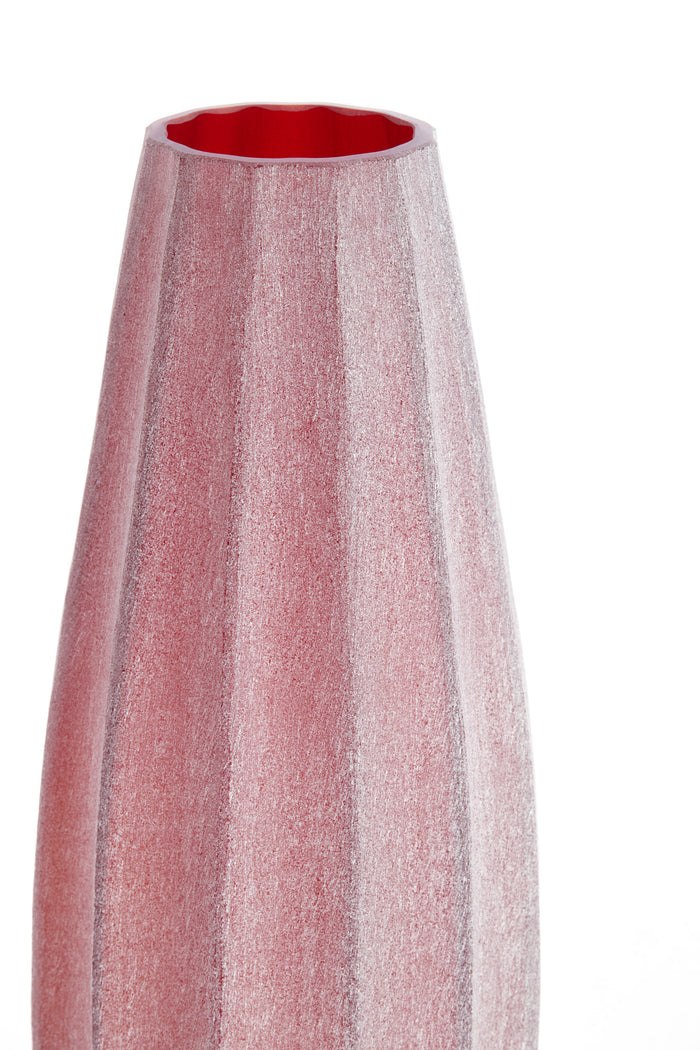 Light & Living - Vaas BRADLEY - Ø17.5x44.5 cm - Rood