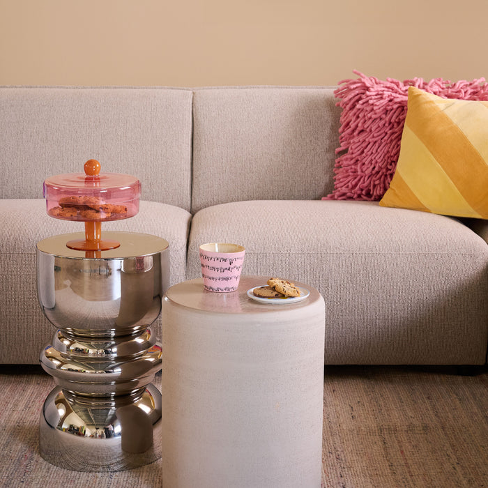 by fonQ Soft Hoekbank met Chaise Longue Rechts - Naturel Melange