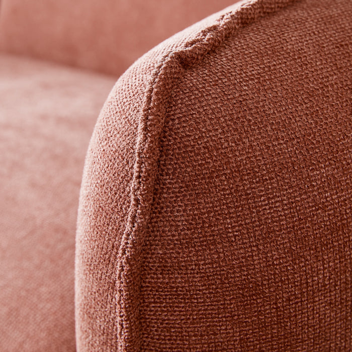 by fonQ Soft U-bank Links - Micro Chenille - Oud Roze