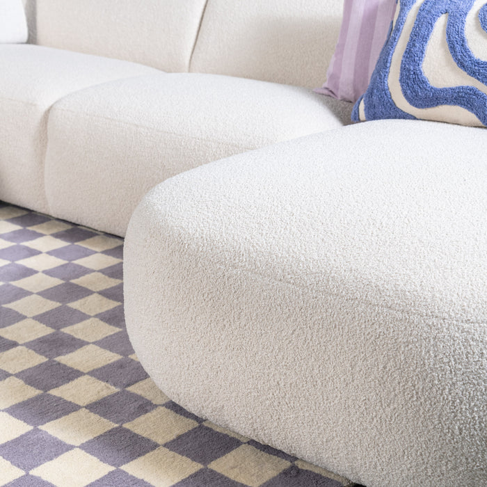 by fonQ Soft U-bank Links - Bouclé - Crème