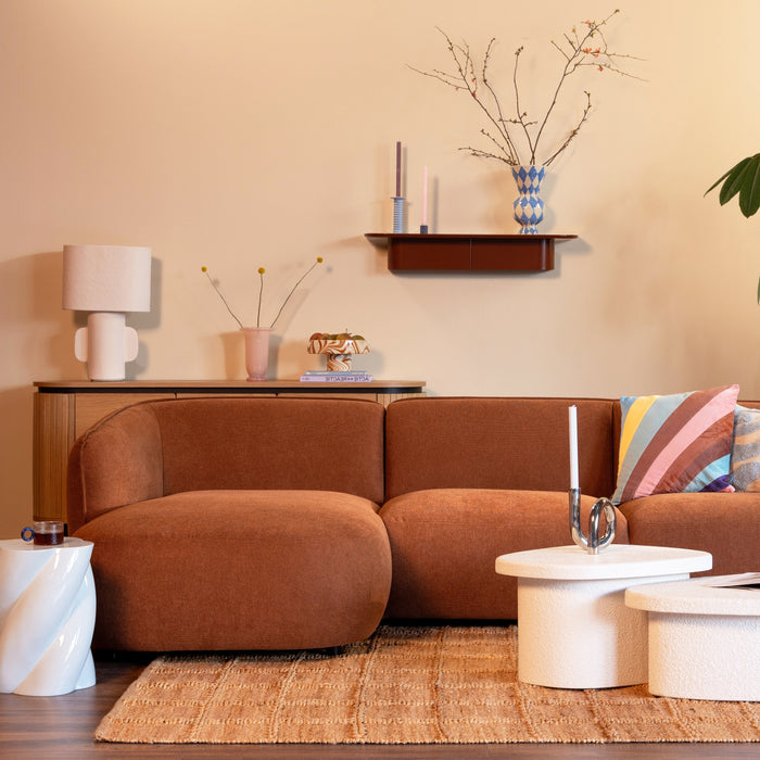 by fonQ Soft U-bank Rechts - Micro Chenille - Terra