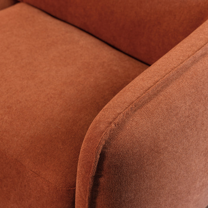 by fonQ Soft Hoekbank Links - Open Eind - Micro Chenille - Terra