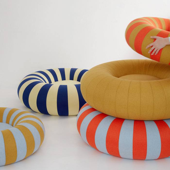 Studio About Float Poef Small - Ochre / Red