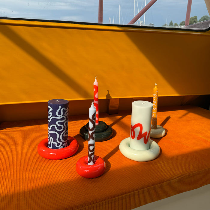 Studio About Pillar Stompkaars - Mint / Red