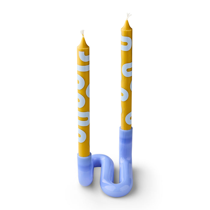 Studio About Wave Kandelaar - Milky Blue