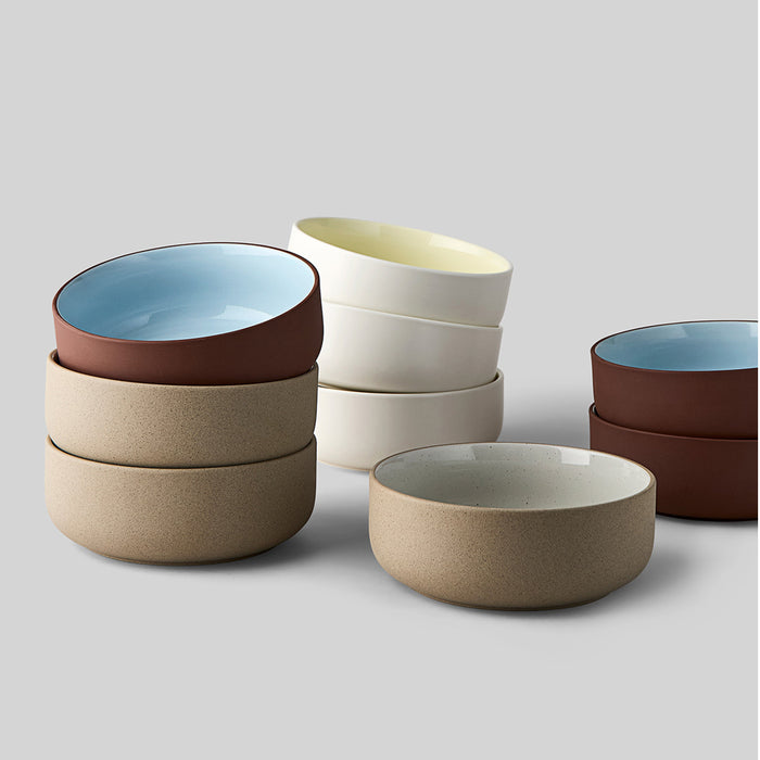 Studio About Clayware Diep Bord - Set van 2 - Ivory