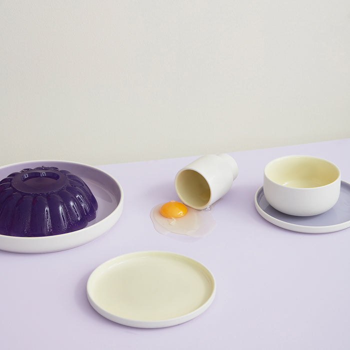 Studio About Clayware Diep Bord - Set van 2 - Ivory