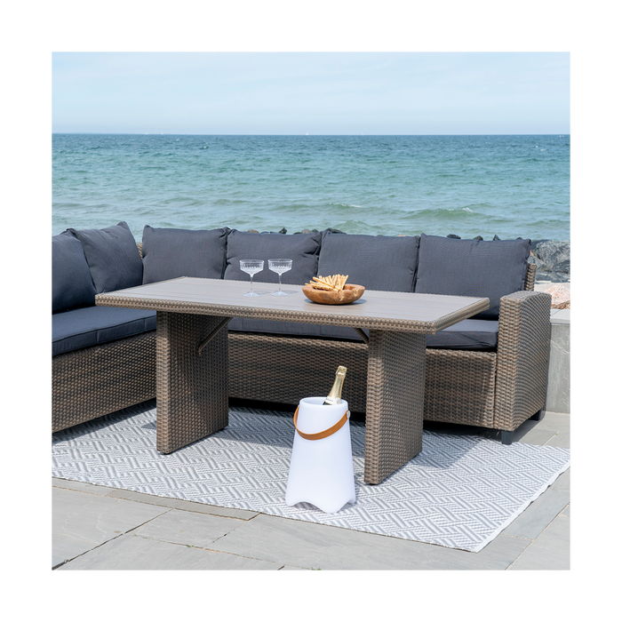 Artichok Sabrina Vloerkleed voor Binnen en Buiten 200 cm - Grijs