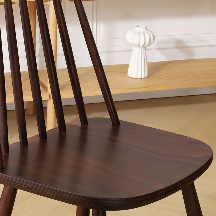 Fameg Filou Houten Spijlenstoel Walnoot