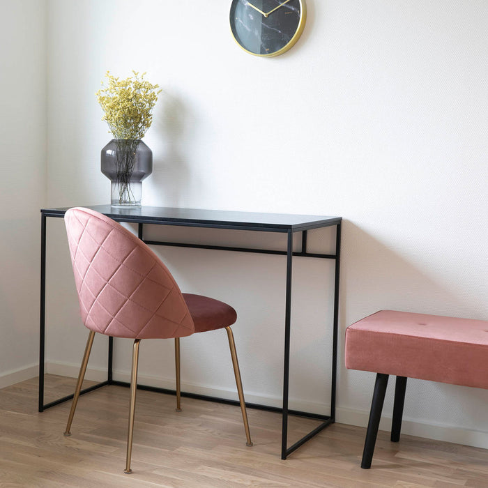 Artichok Annelot glazen vaas zwart - Ø 19,5 cm