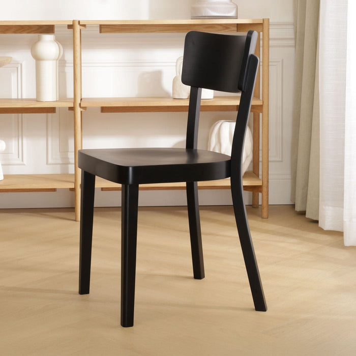 Fameg Fergus Houten Eetkamerstoel Zwart