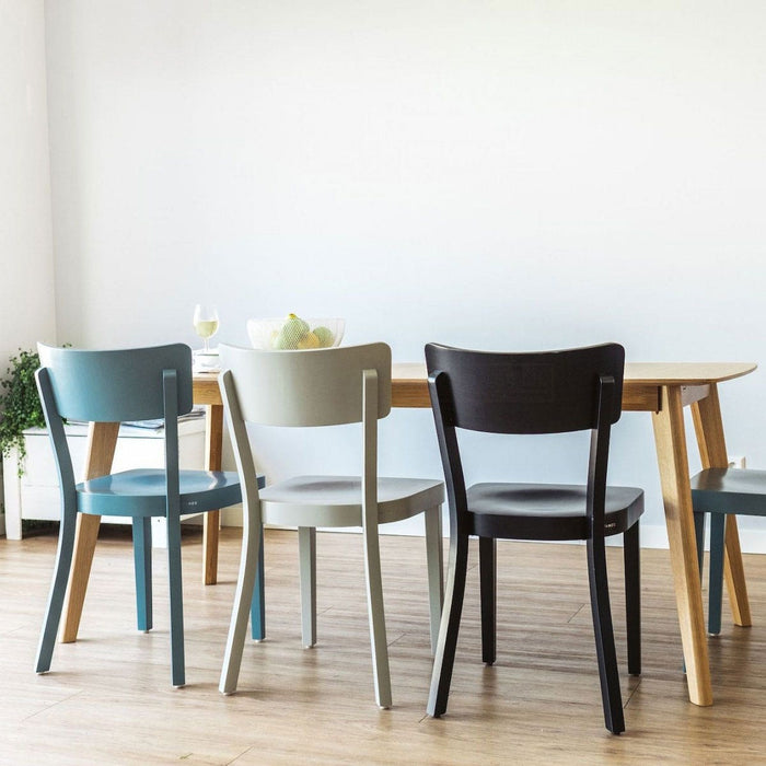 Fameg Fergus Houten Eetkamerstoel Zwart