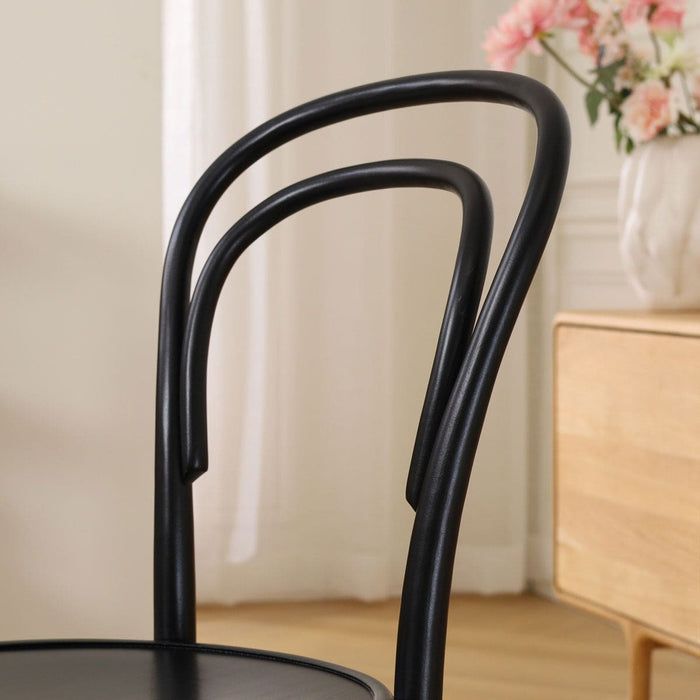 Fameg Vienna Thonet No.14 Houten Bistrostoel Zwart