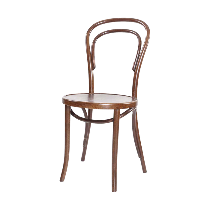 Fameg Vienna Thonet No.14 Houten Bistrostoel Walnoot