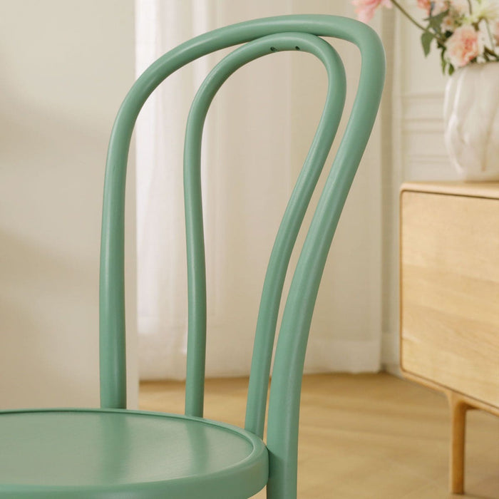 Fameg Vienna Thonet No.18 Houten Bistrostoel Lichtgroen