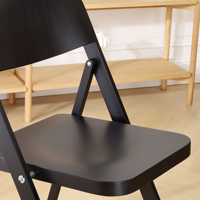 Fameg Flip Houten Klapstoel Zwart