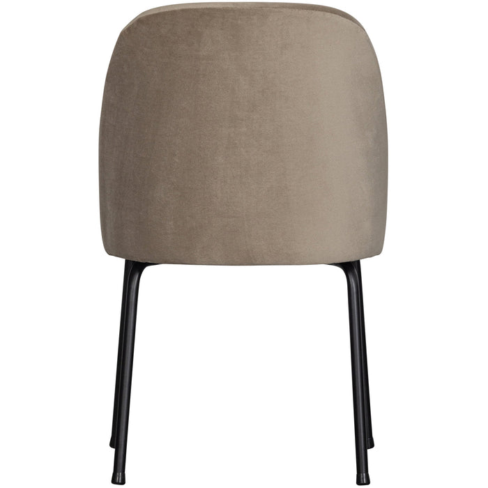 WOOOD Vogue Eetkamerstoelen - Fluweel - Khaki - Set van 6