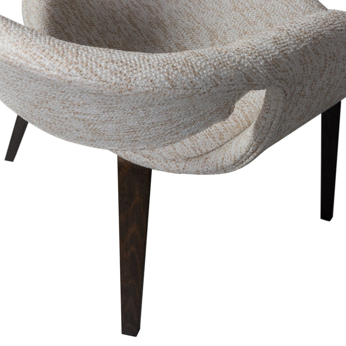 WOOOD Yossi Eetkamerstoelen Houten Bruine Poot - Naturel - Set van 6